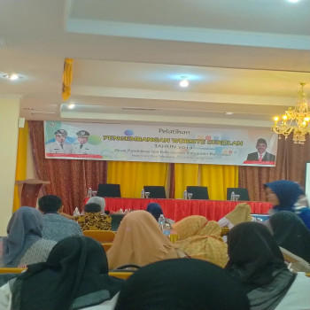 Pelatihan Pengembangan Website Sekolah Tahun 2019 Kab. Banyu